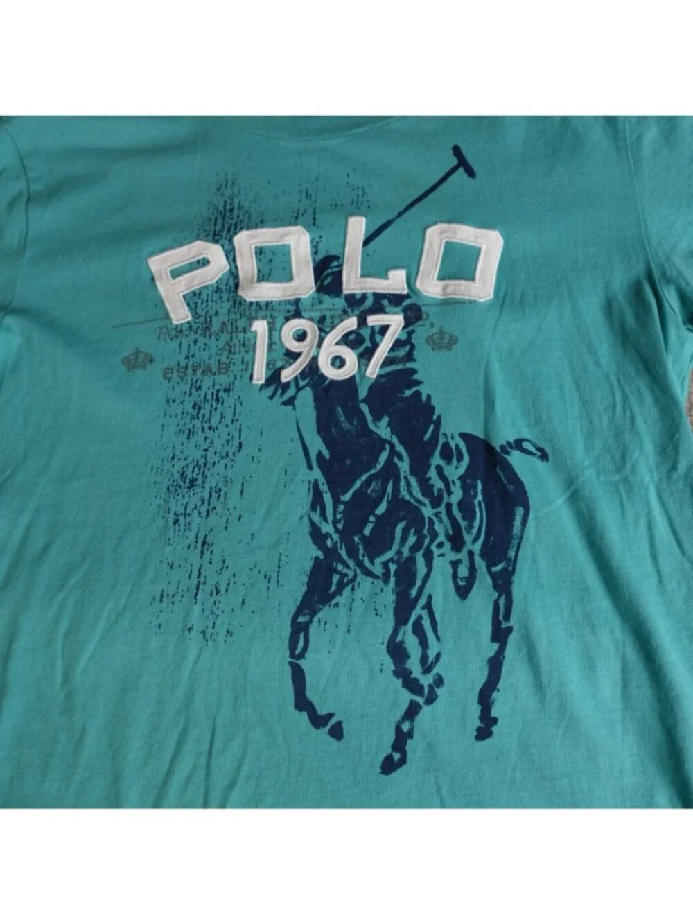 Polo Ralph Lauren Shirt Large Blue Large 14-16 Vintage